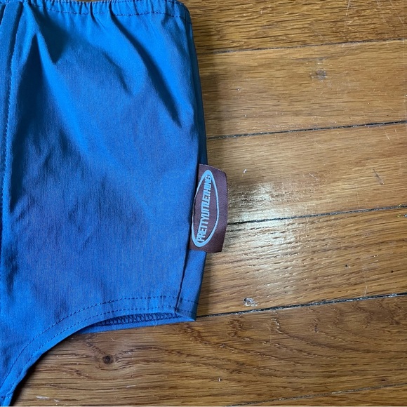 NWT PrettyLittleThing PLT Dusty Blue Boned Corset Size 12 - Picture 8 of 8